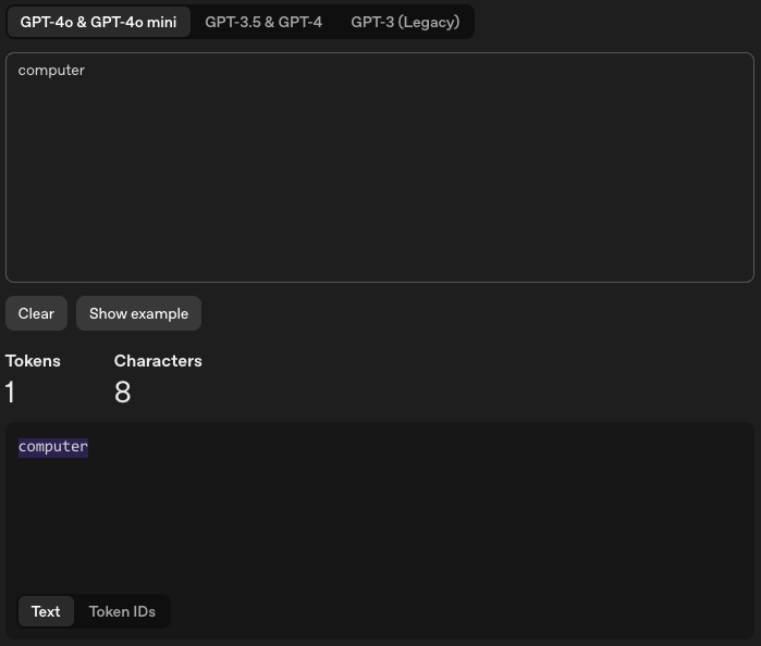 Tokenization in English